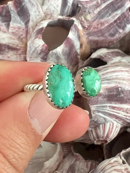 Turquoise Sterling Silver Adjustable Rings