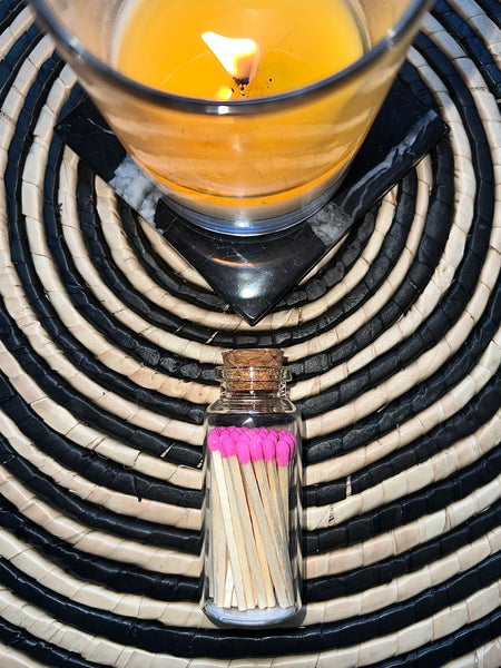 Matchsticks with jar