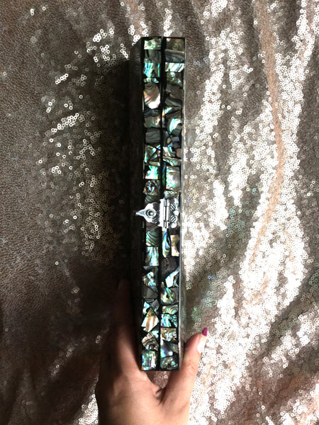 Vintage Abalone Clutch