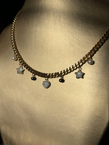 Love Moon & Stars Necklace